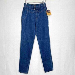 Vintage Stefano NWT High Rise Tapered Leg Mom Jeans Womens Size XS